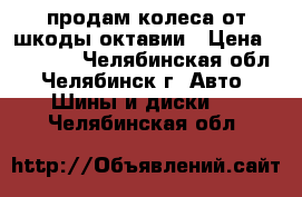 продам колеса от шкоды октавии › Цена ­ 13 000 - Челябинская обл., Челябинск г. Авто » Шины и диски   . Челябинская обл.